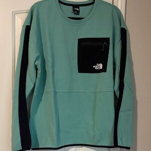The North Face Mint and Black Crewneck
